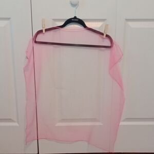 Vintage Pink Sheer Women's Scarf - Square